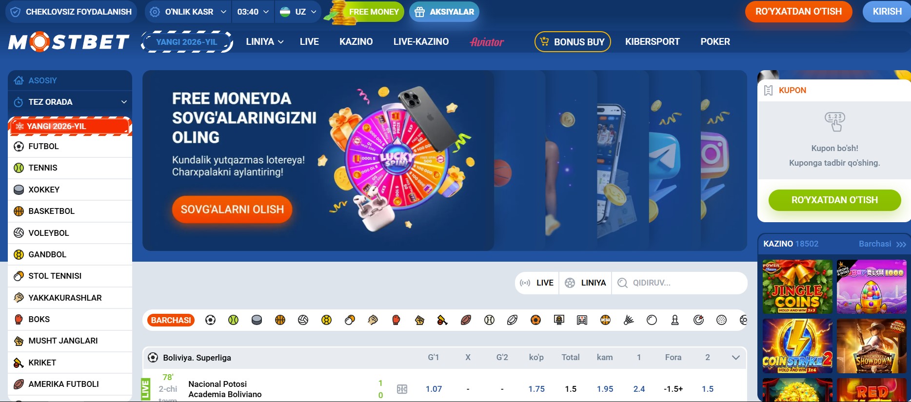 Nega men Mostbet Online ni tavsiya qilaman